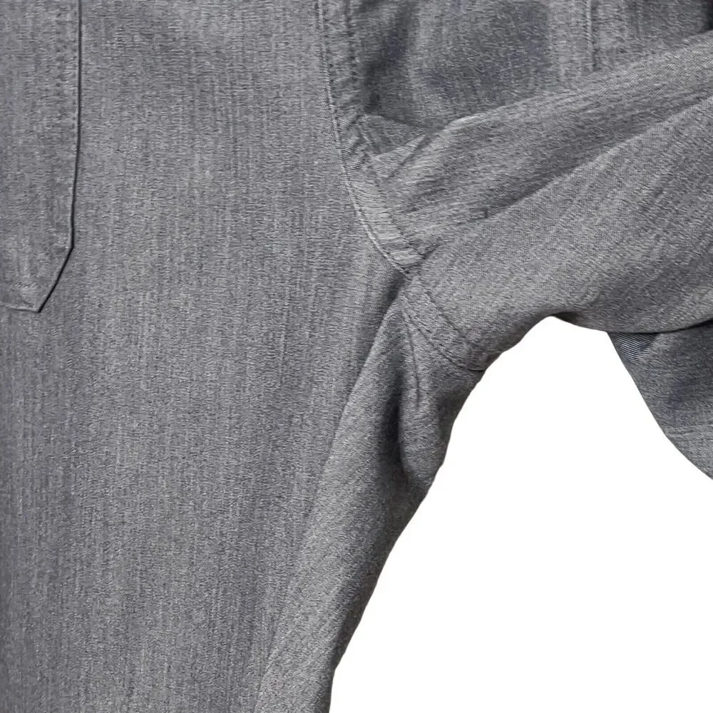 FIGS Cairo Cargo Scrub Pants Men's Large Tall Graphite Gray Medical Workwear